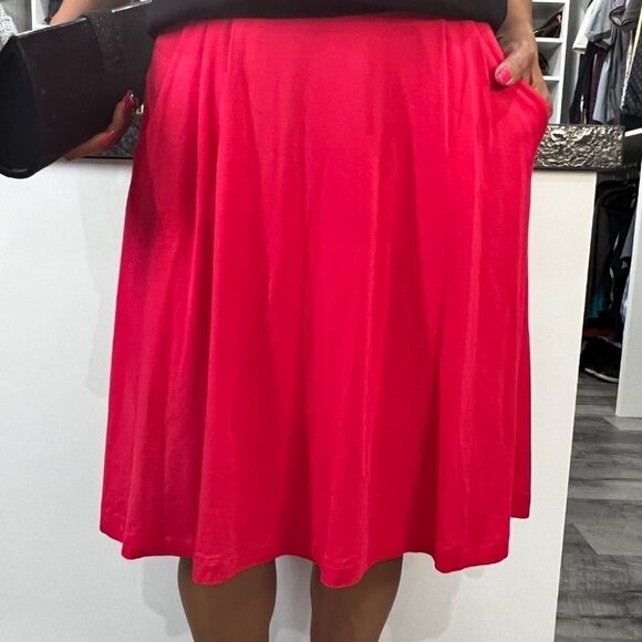 J. Crew Pink A-Line Soft Skirt - Picture 2 of 7